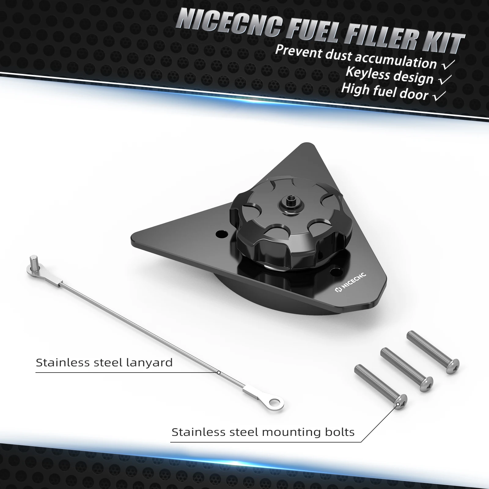 For KTM 690 Enduro R SMC R 2008-2018 Motorcycle Fuel Neck Cap Cover Keyless Oil Fuel Tank Cover 690 Enduro/R SMC/R 690 Enduro R