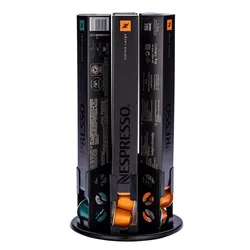60 Pods Nespresso Originalline Pod Holders Capsules Dispenser Holder Storage Display Office Coffee Capsule Stand Carousel Rack