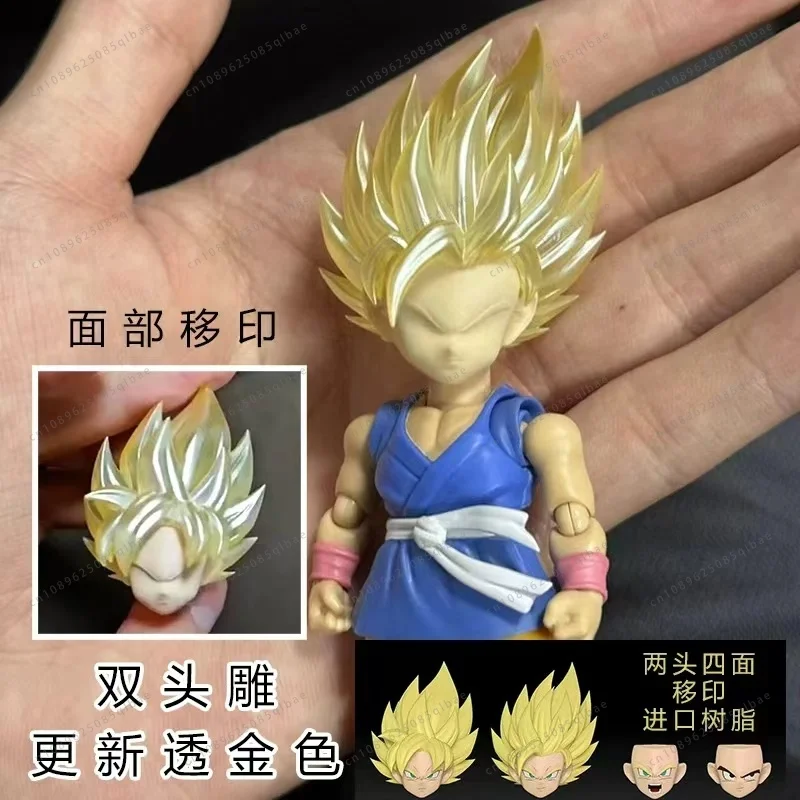 [In Stock] Lefma Dragon Ball Shf GT Sun Wukong Accessories Head Sculpture Kit Anime Action Figure Collection Statue Model Gift