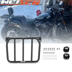 Motorcycle Accessories Sissy Bar Sport Luggage Rack For Harley 2018-2024 Sport Glide Softail FLSB Fat Bob FXFB FXFBS FXLR FXLRS