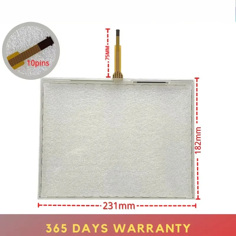 New Touch Screen Panel Glass Digitizer For PH41230101 Rev.B P7420-0324-0405 John Deere Touch Panel Screen Glass Panel