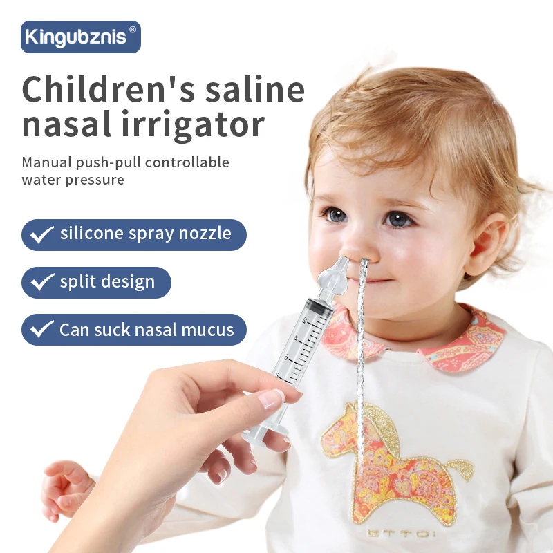 

2 шт., 10 мл, шприц для чистки носа, детский шприц для мытья носа для детей, детский очиститель носа от ринита, шайба для носа, игольная трубка