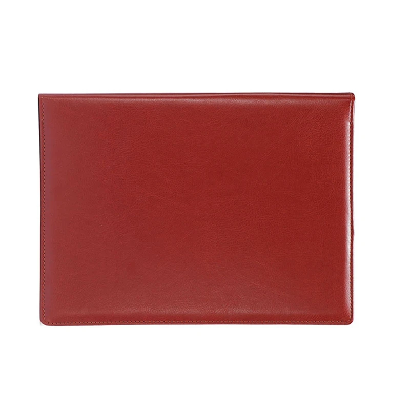 A4 Conference Folder Multifunctional Business Folder Leather Contract File Folders Filing Office Folder Chool Folder-ABAM