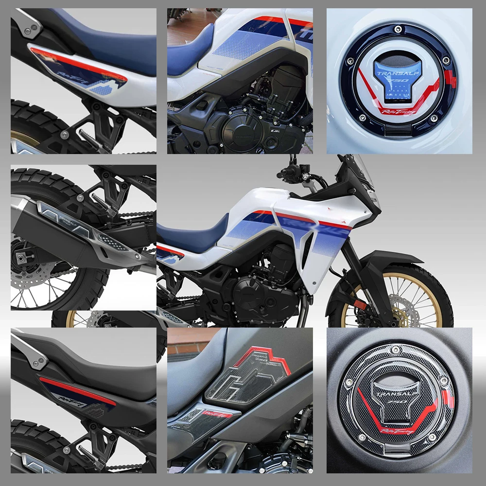 XL750 Transalp 2023 Accessories Motorcycle 3D Epoxy Resin Sticker Protection Decal For Honda XL750 TRANSALP XL 750 2023