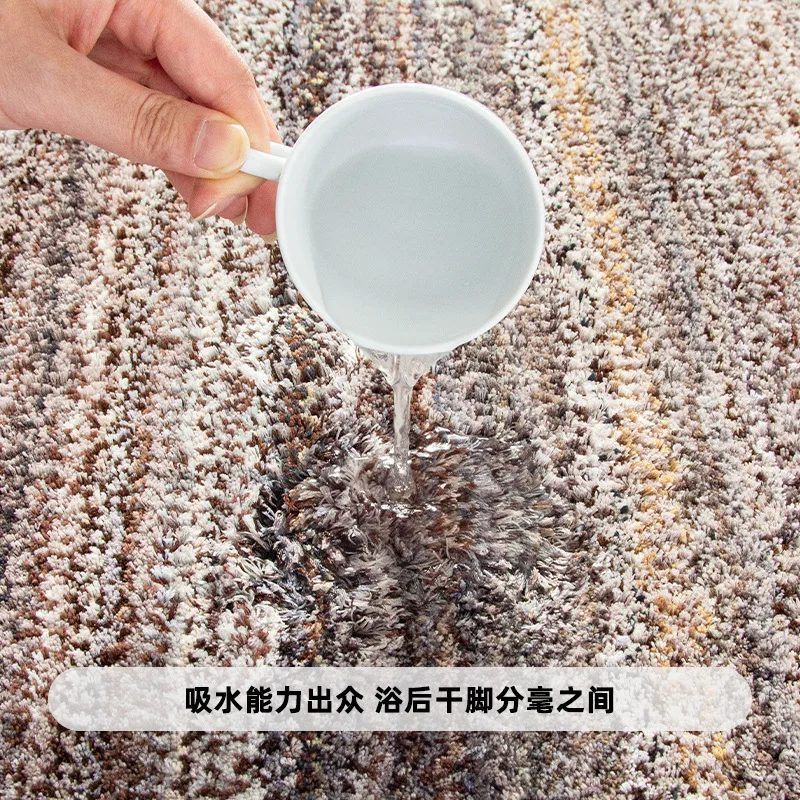 الحمام البساط حصيرة اضافية لينة ماصة ستوكات حمام حصيرة عدم الانزلاق أفخم أشعث آلة غسل السجاد الحمام سجاد أرضية