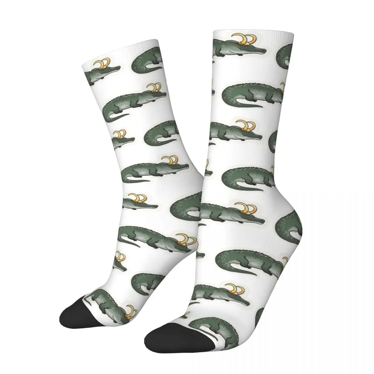 

Never Smile At A Loki-dile Socks Harajuku High Quality Stockings All Season Long Socks Accessories for Unisex Gifts