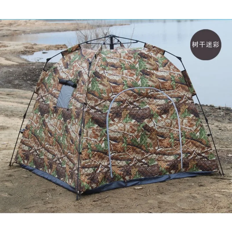 Automatic Quick Opening Tent Thick Windproof Cotton Tent For Winter Camping And Adventure Keeping Warm Cold Proof Outdoor