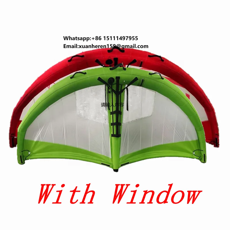 Inflatable Surf Kite with Window ,Wing Foil for Hydrofoil Surfboards Foilboard for SURF SKI W-C