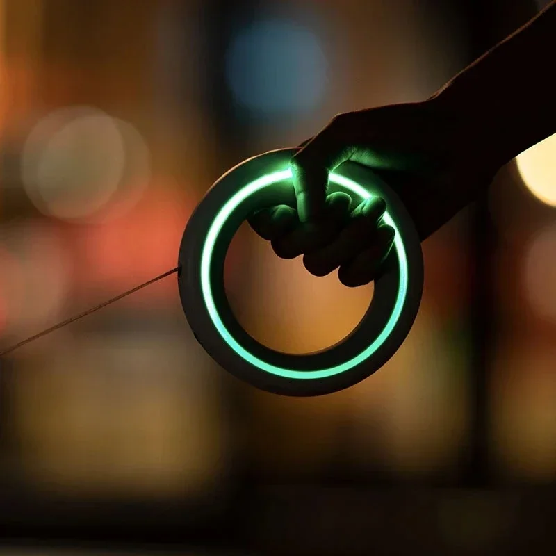 Xiaomi MOESTAR UFO 2,6 m Versenkbare Haustier Leine Wiederaufladbare LED Nacht Licht 50kg Statische Spannung Hund Zugseil