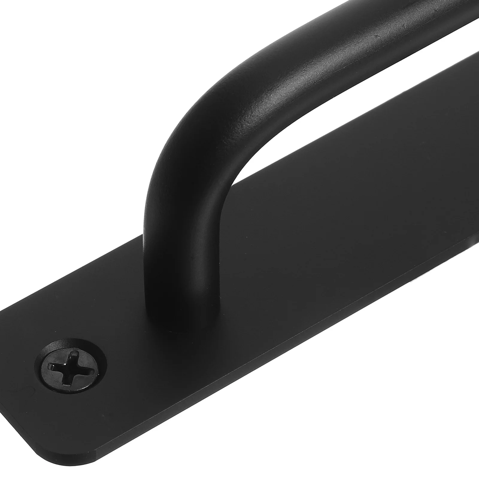 

2pcs Aluminum Alloy Pull Handle 21.2Cm Black Sliding Door Handle For Barn Cabinet Garage Closet Patio Internal Doors