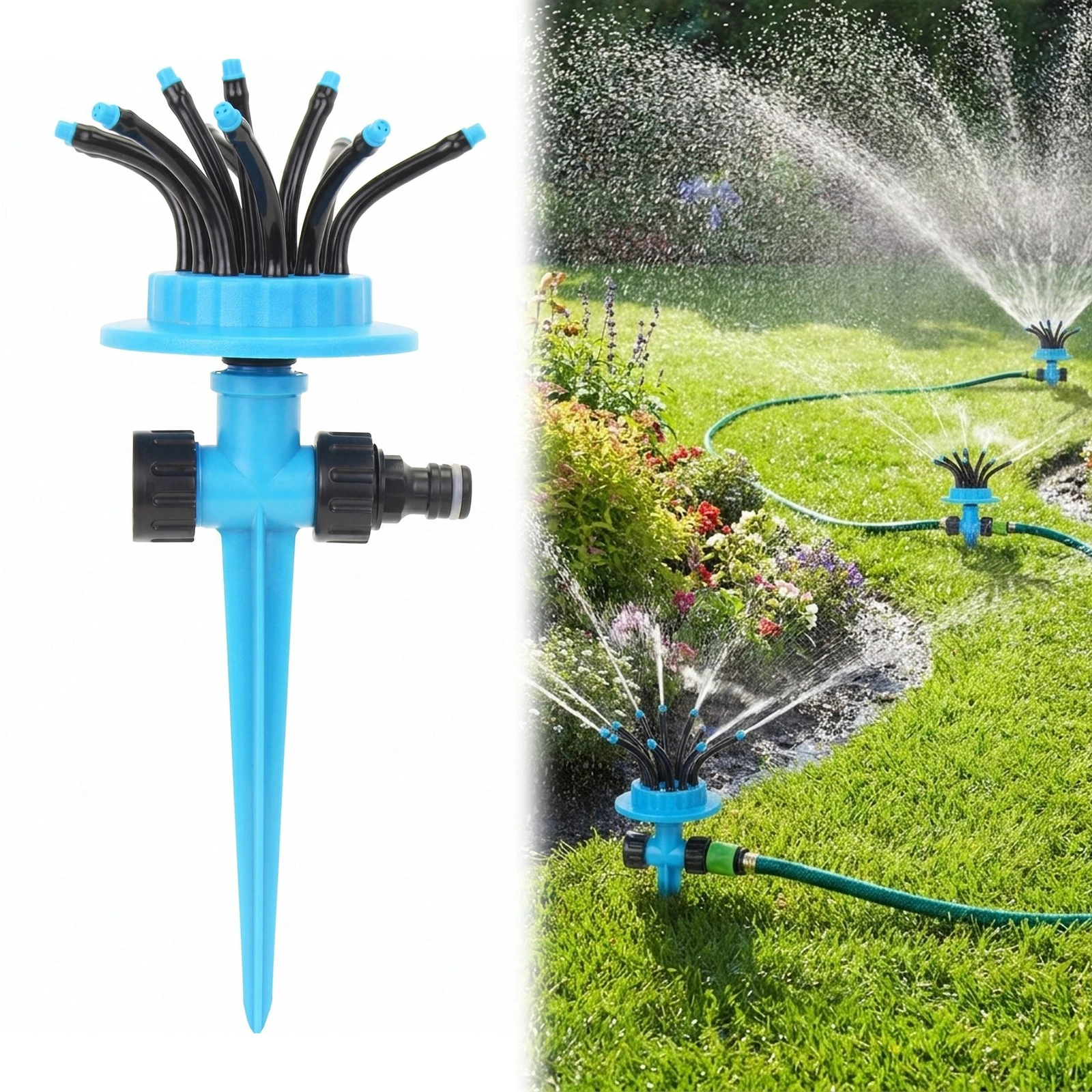360 Degree Rotating Water Spri - Gardening Tools Water review and price