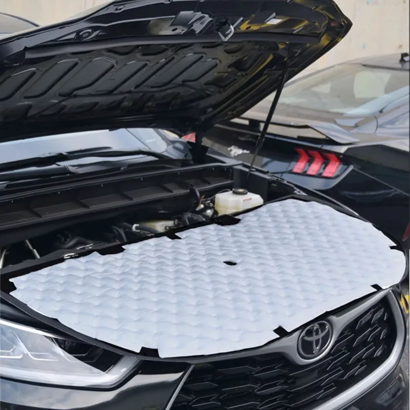 For Toyota Highlander XU70 2020-2025 Front Hood Sound Insulation Pad Thermal Protection Sound Deadening Cover
