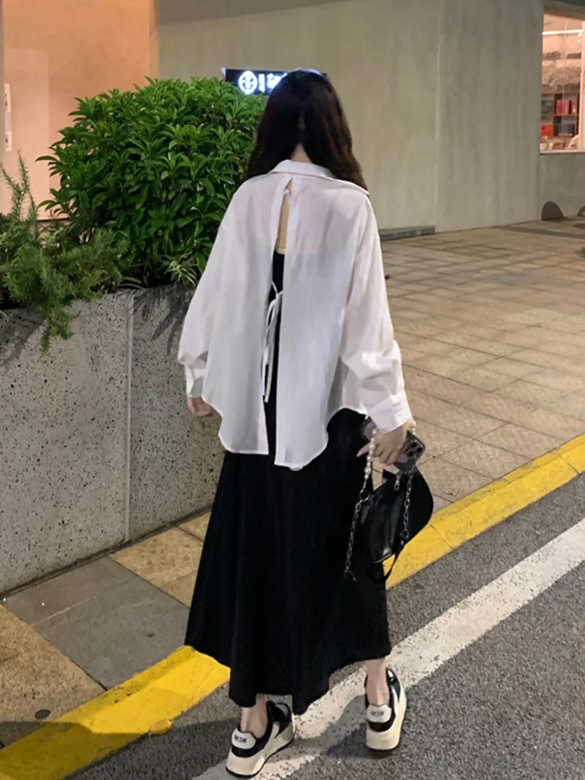

plus Size Casual Set Spring Summer New Design Sensation Belted Sun Protection Long Sleeve Shirt Waist Cinch Halter Dress