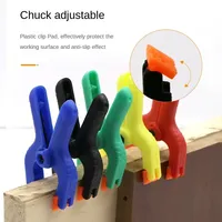10pcs Wholesale 2 Inch Plastic Background Clamp Colorful Nylon Woodworking Clip Fixed Clip Nylon Spring Clip Tool Parts