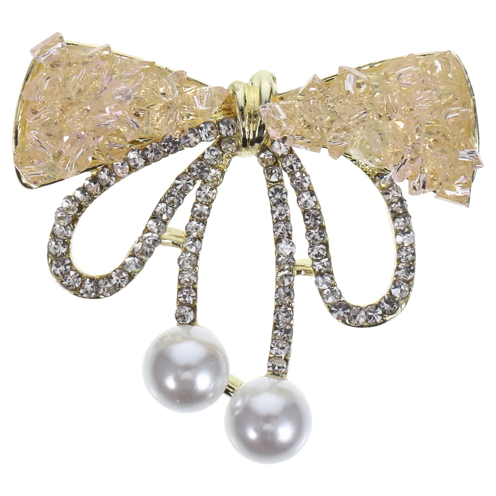 

Stylish Zinc Alloy Rhinestone Brooches For Women Elegant Bowknot Collar Pins Clothing Decor Fashion Ornaments Gift Has