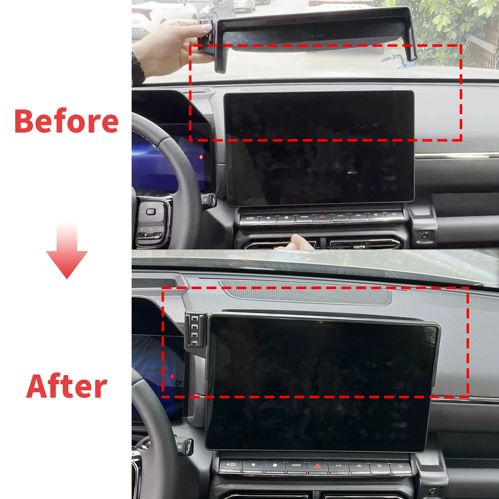 fit for Haval H7 2025 2026 14.6inch Screen Base Mount Phone Holder Dedicated Clip-On Navigation Bracket Car​​ accessoires