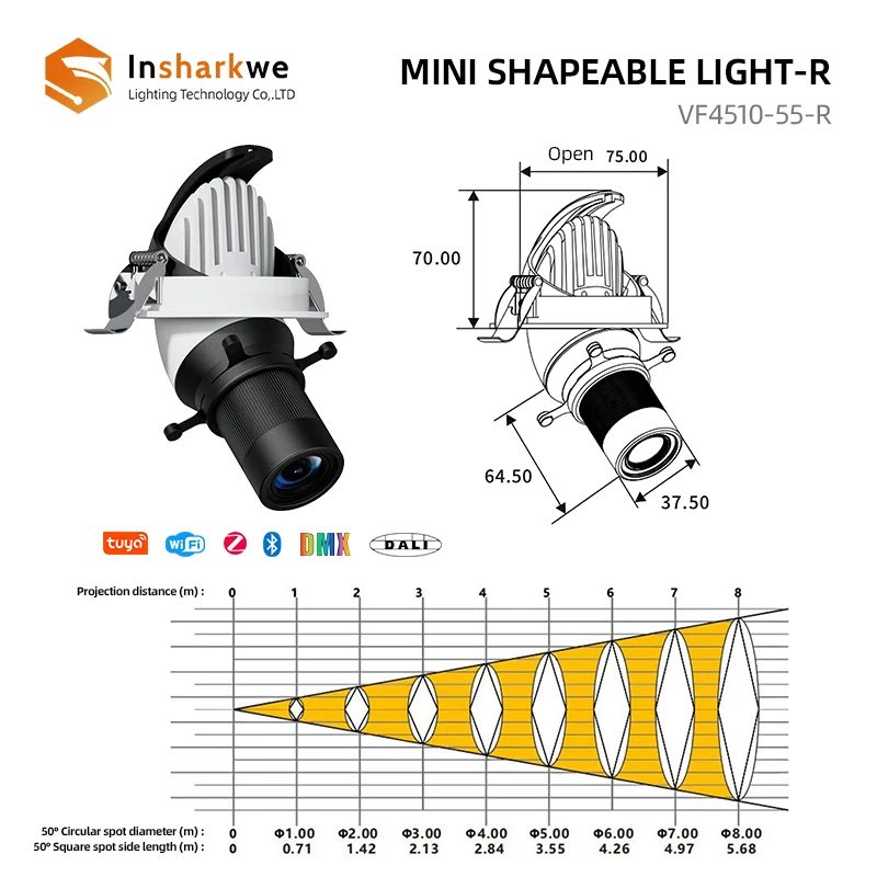 10W 20W 30W 35W zoomable art lighting for museum smart shapeable Cut Zoom track light dimmable spotlight led track rail light