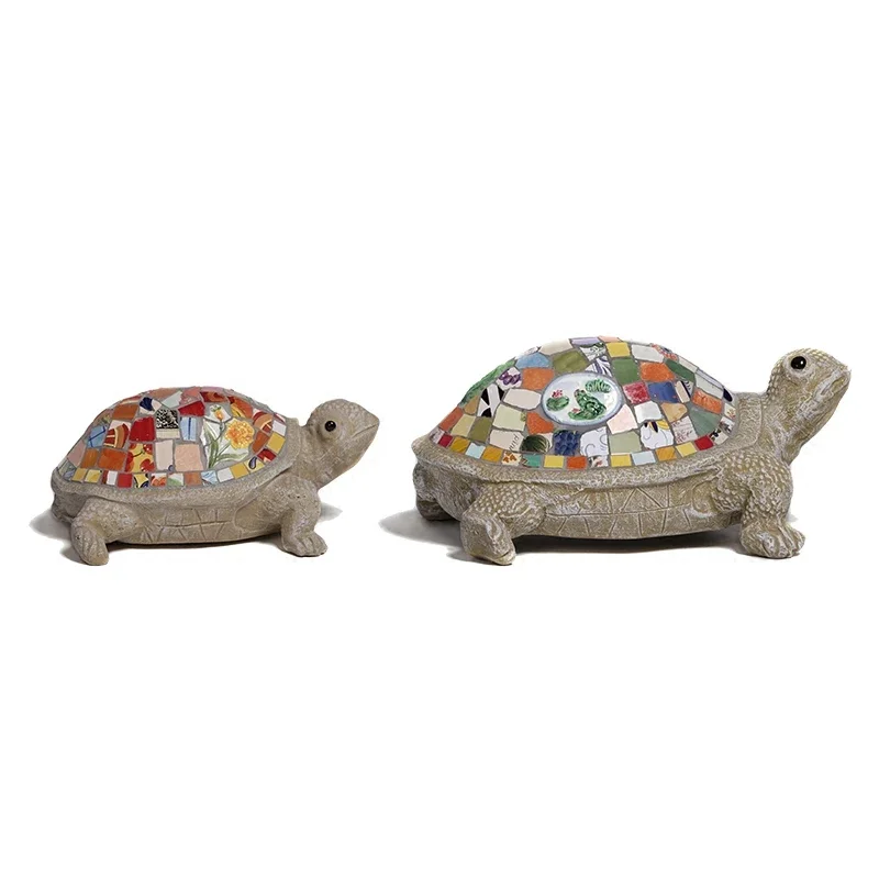 

Chinese outdoor garden courtyard garden landscape decoration American rural ceramic animal ornament turtle