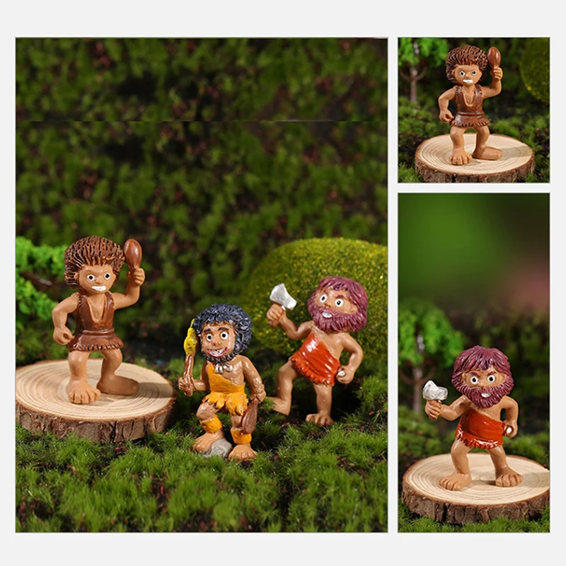 Primitive Man Ancient Times Campfire Fake Fire Model Resin Flame Artificial Micro Miniatures Halloween Landscaping Ornament