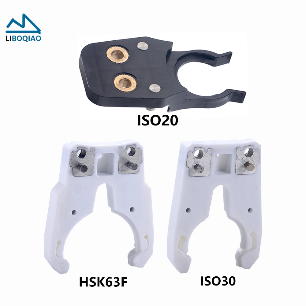 

1 PC Clamp Tool Holder HSK63F ISO30 ISO20 CNC Tool Holder Automatic Milling Cutter Change Turn cutter Claw Spindle Tool Holder