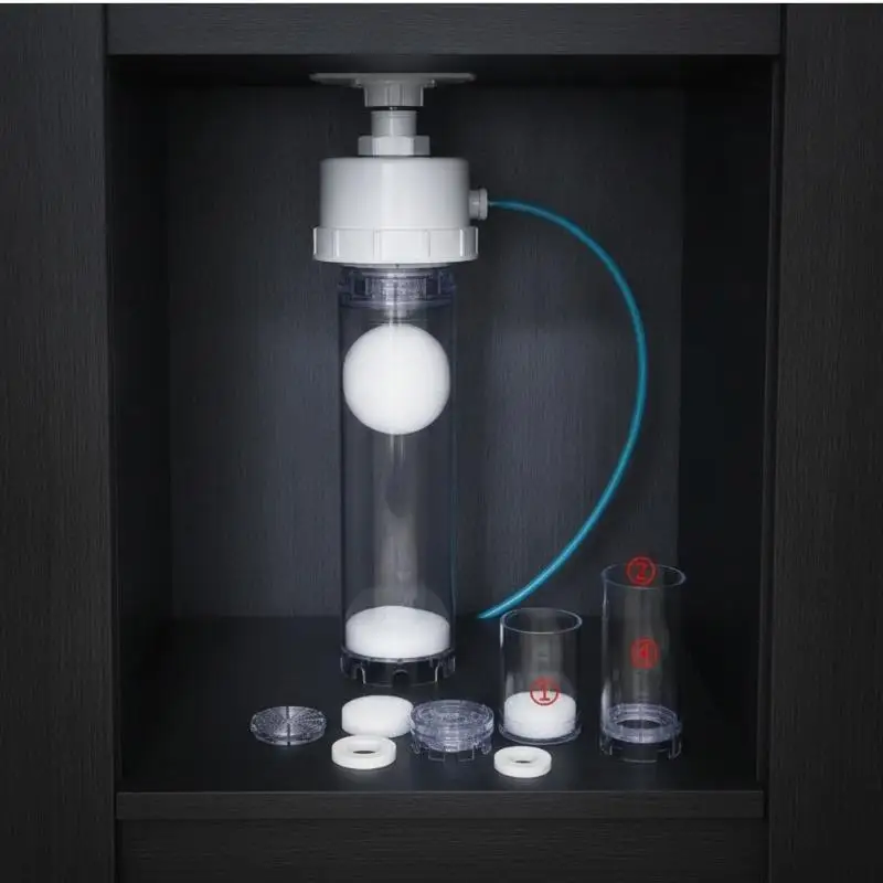 1 Set 10-Inch Reusable Empty Clear Water Filter Housing Self-assembled Various Media Refillable