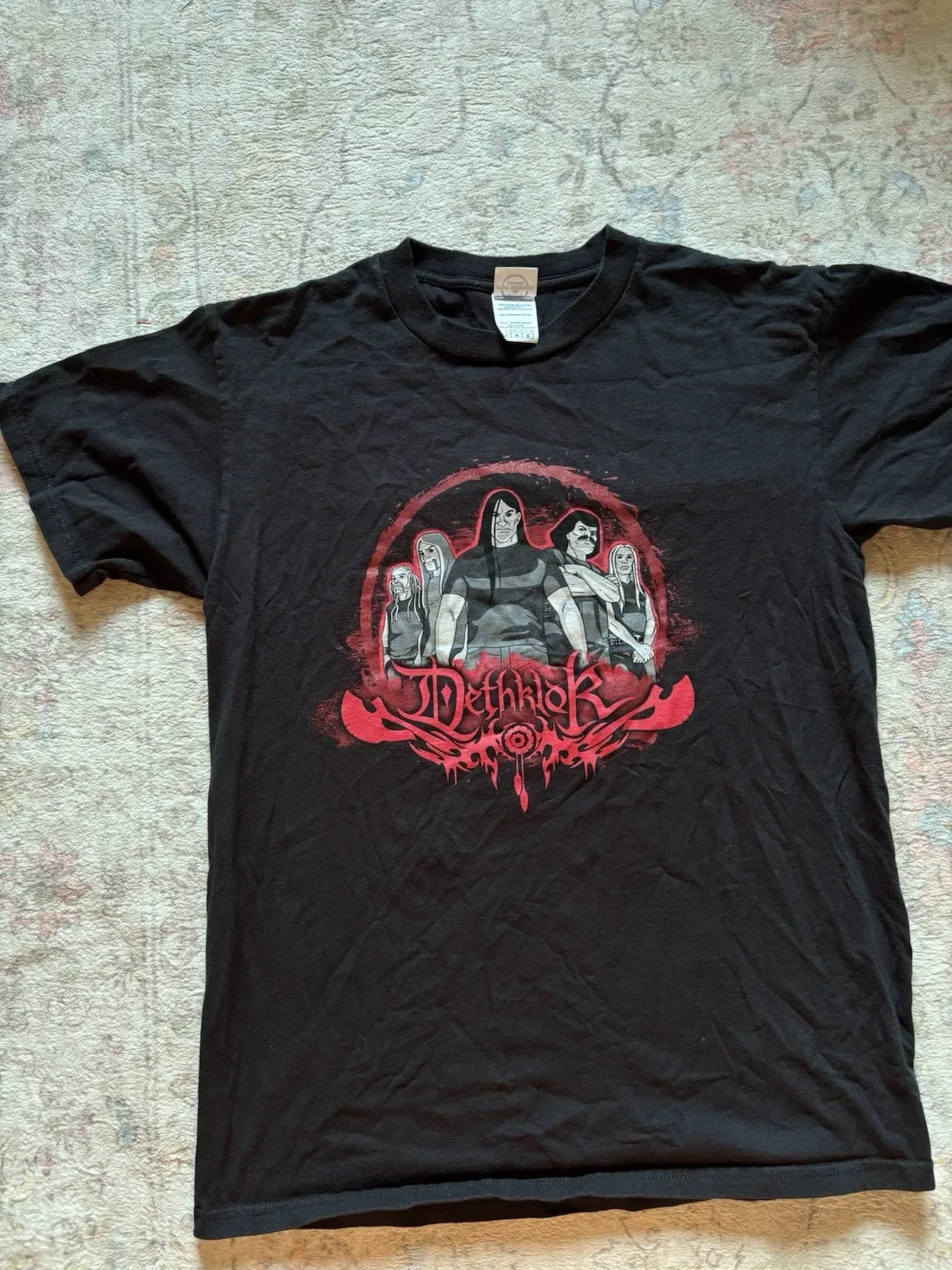 Dethklok Tour 2006 T-Shirt MEDIUM Hot Topic Adult Swim Metalocalypse Death Metal