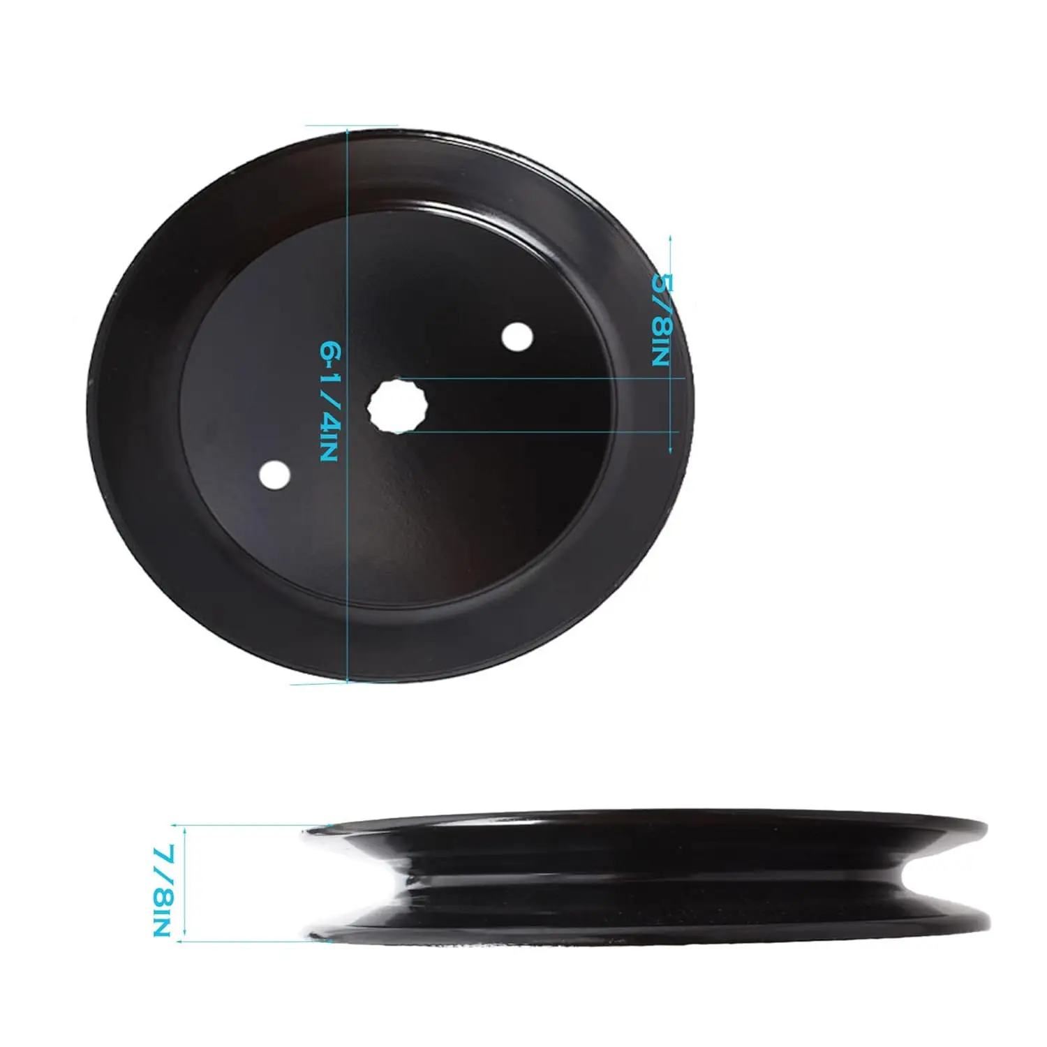 2 Pack 532195945 Spindle Pulleys Replacement for Craftsman 42 & 46 Decks 197473 195945