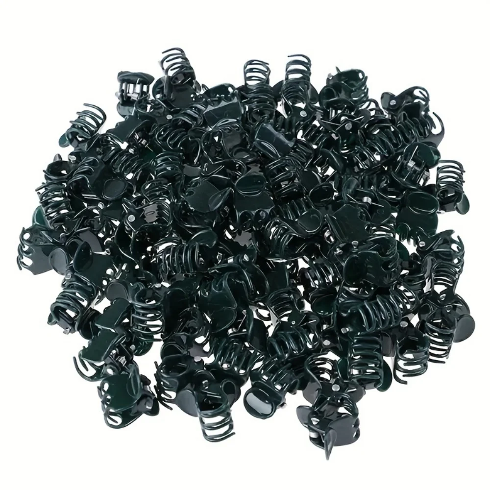 100 Plastic Plant Support Clips for Garden Plants, Vine Vegetable Orchid Branch Clamps, Garden Tools, Garden Plant Vegetable Greenhouse Fixing Clips