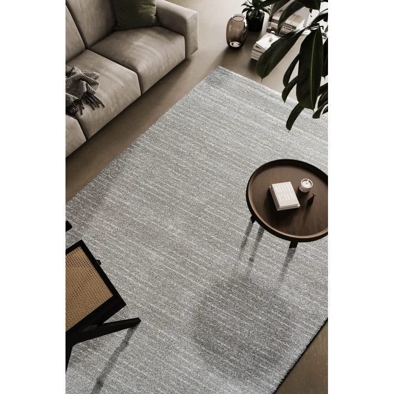 グラナダ リオラ グレー、アイボリー、ホワイト ポリプロピレン エリア ラグ