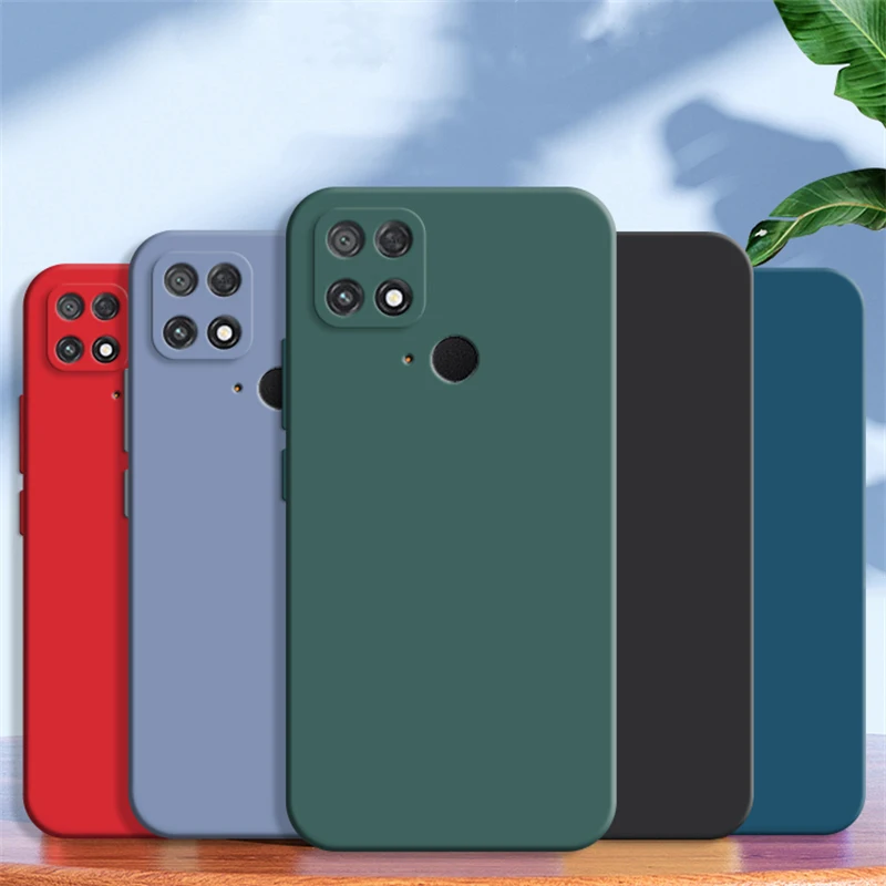 Quadratische Flüssigsilikonhülle für Xiaomi Redmi 10C 10A 9A 9C 12c Redmi Note 10 10S 11 11s 12s 12 Pro+ Pro Plus 5G A1 A2 Cover