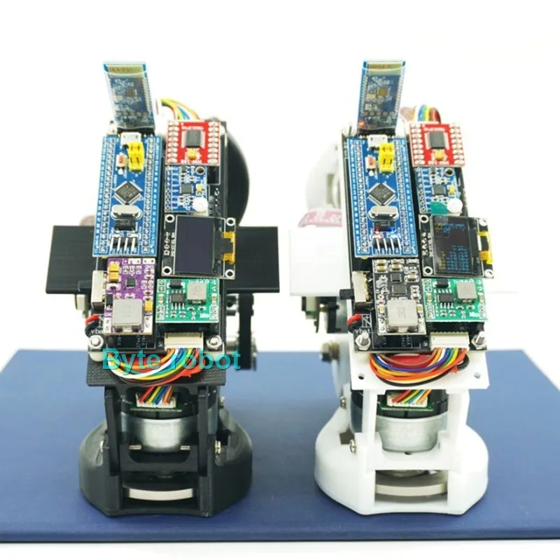 1WD Unicycle Car Self Balancing O-Type Single Wheel PID App Control Algorithm RC Tank Bicycle FOR STM32 Programmable Robot Car