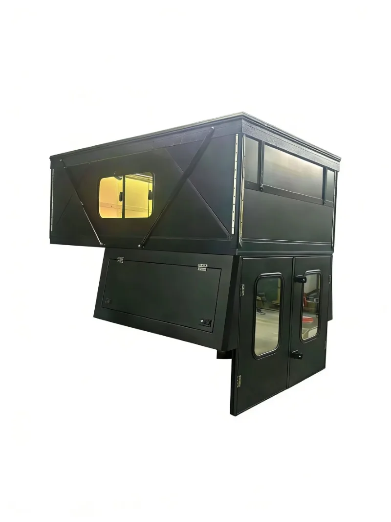 Outdoor Camping Hard Shell Roof Top Tent Aluminum Pop-Up Truck Camper