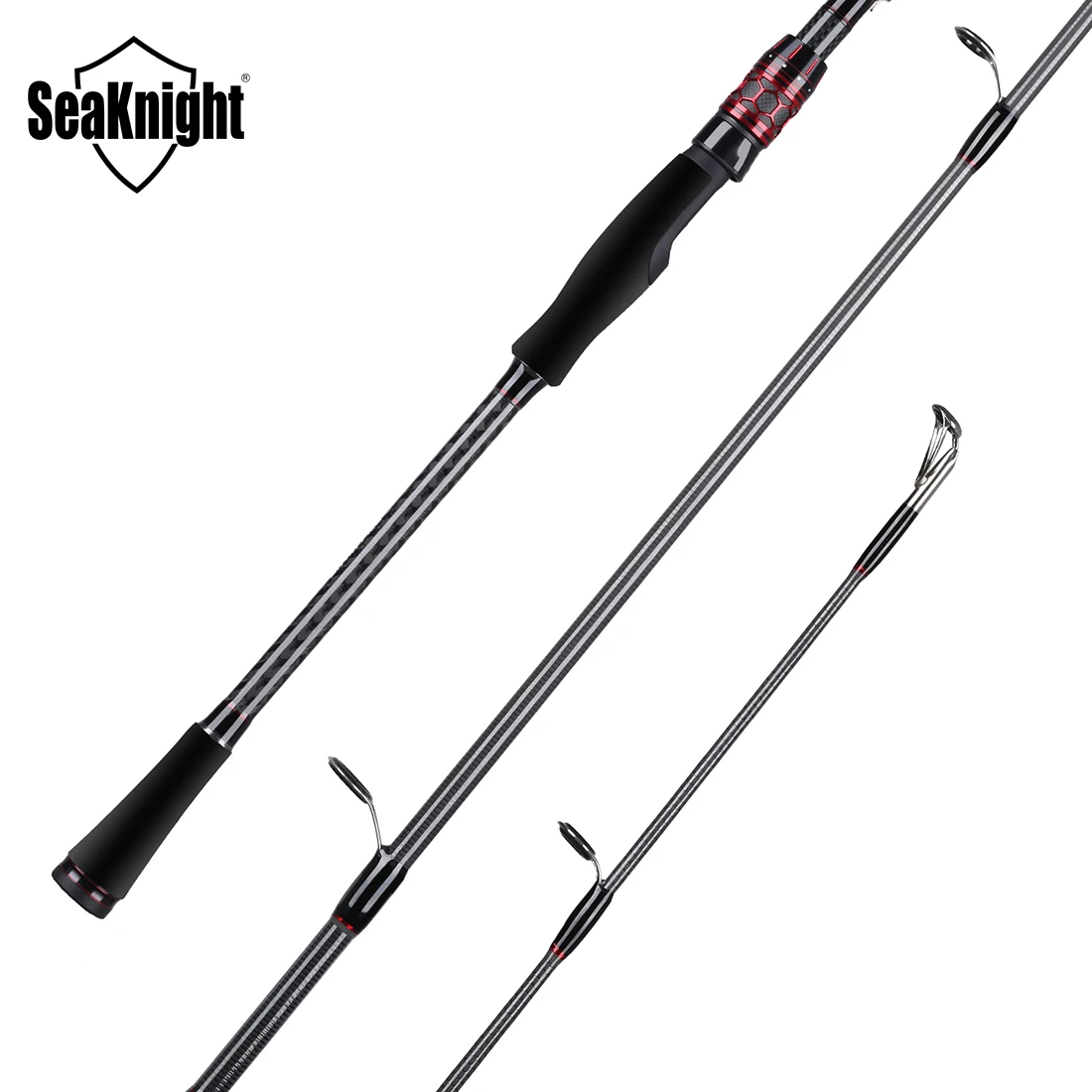 

SeaKnight Brand Kraken Series 2 Sections Lure Rod 2.4M 2.1M 1.98M FUJI Guide 30+40T Carbon MF 3-28g Lure Weight Fishing Rods