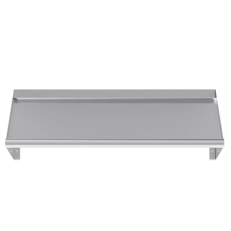 

Inclined drain wall-mounted rack Stainless steel rack Commercial anti-rust wall-mounted strong load-bearing storage rack for