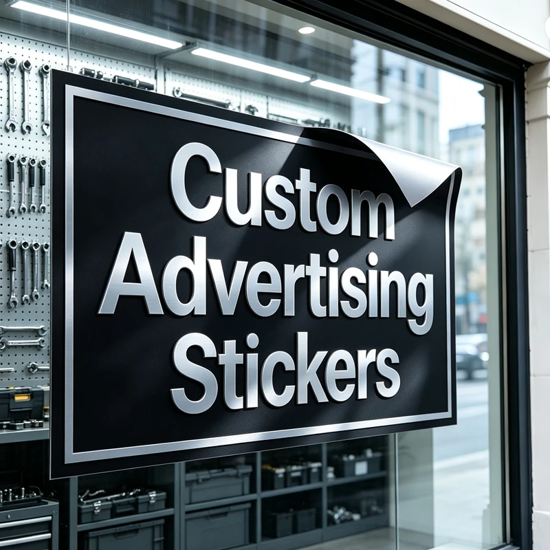 Custom Any Size Stickers Business Promotional DecalsBespoke Printed Decal for Business Showcase  Activities Commercial Signage