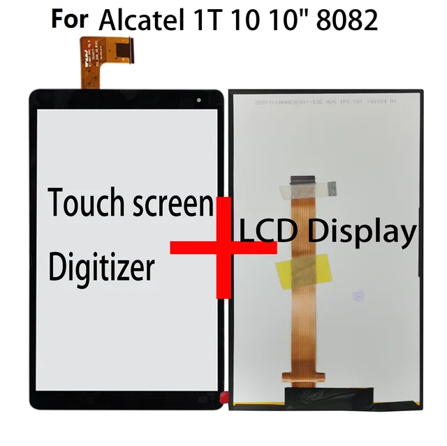 Nowy 10 "8084 ekran dotykowy Digitizer wyświetlacz Lcd Alcatel 1T 10 10" 8082 LCD Alcatel ONETOUCH Pixi 3 (10) 8082 panel dotykowy szkło