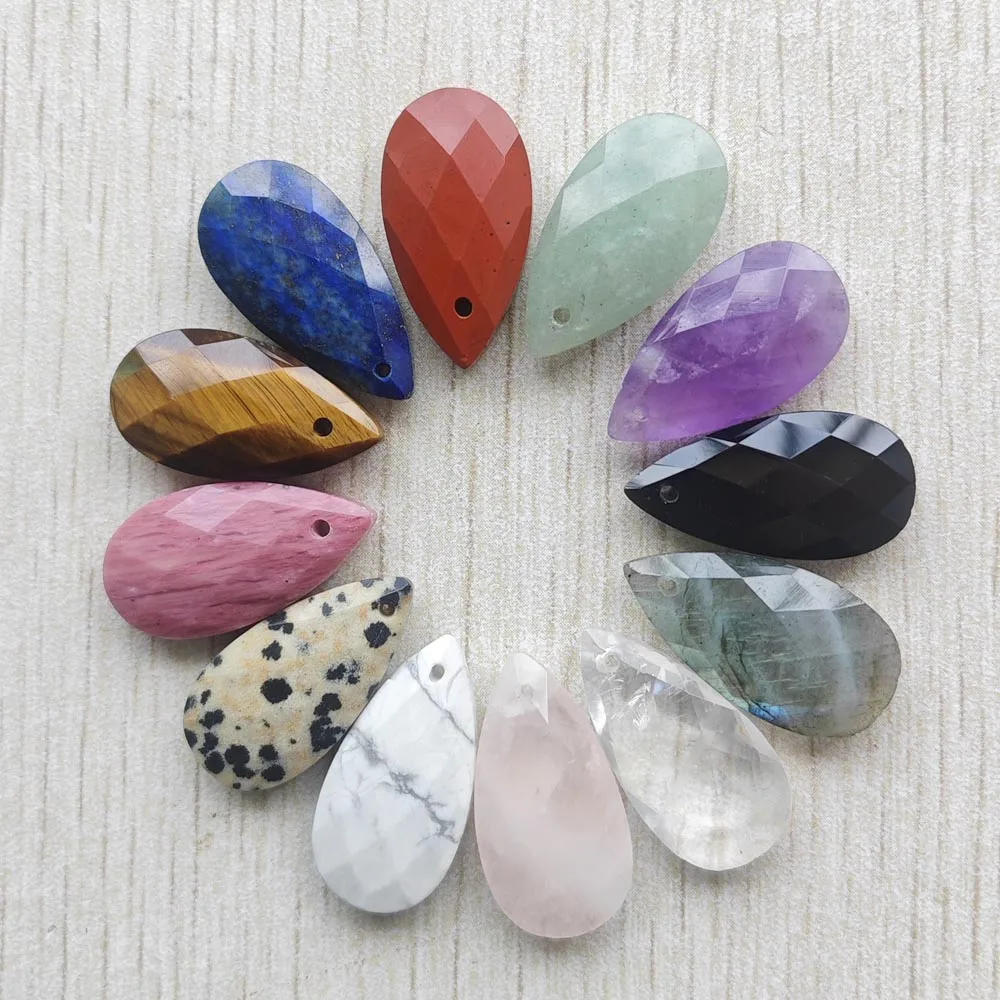 Amazonite Teardrop Pendants 2