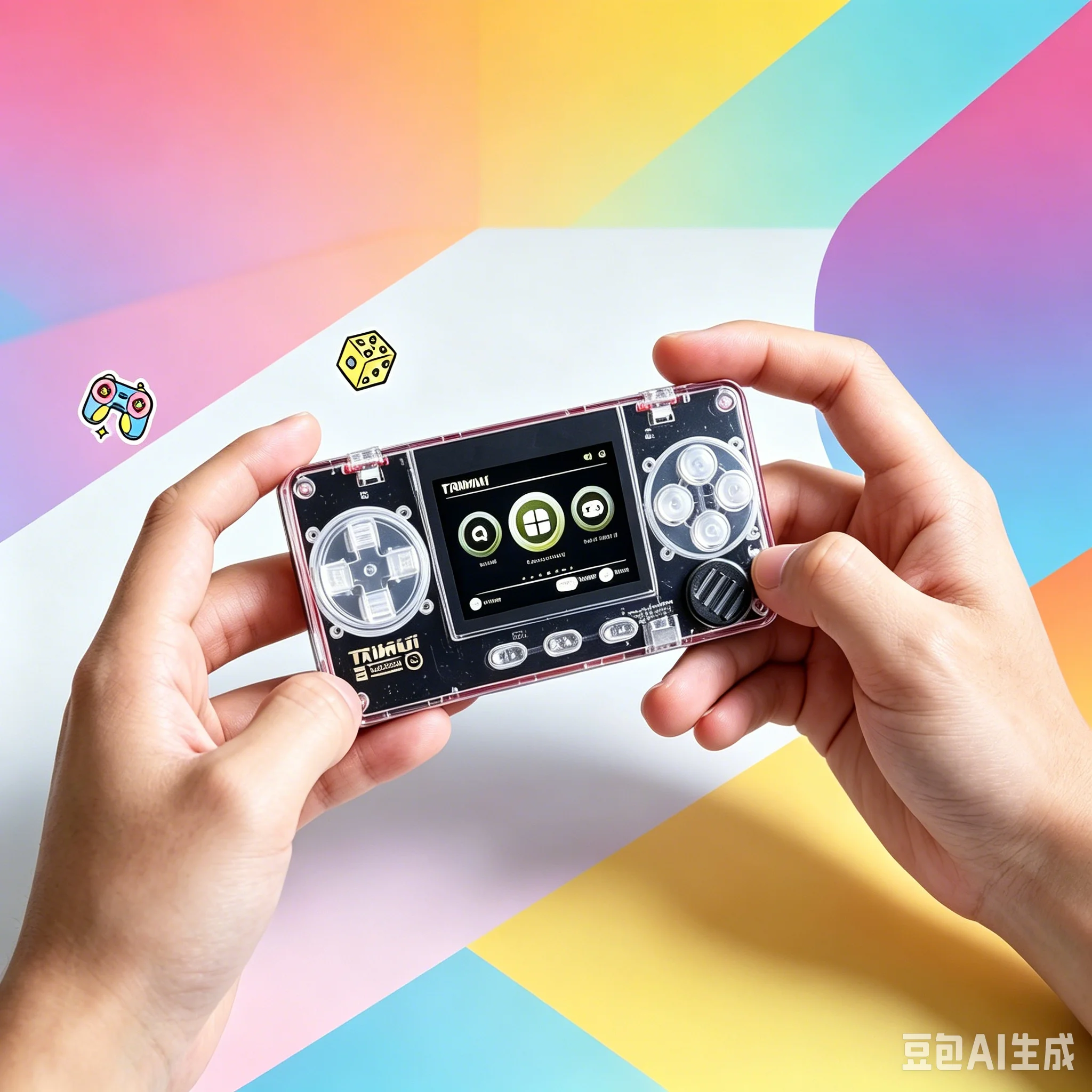 

TRIMUI Model S IPS Screen Handheld Game Console 2.0 Inch Extremely Compact Nostalgic Handheld Transparent Card Custom Machine Pc
