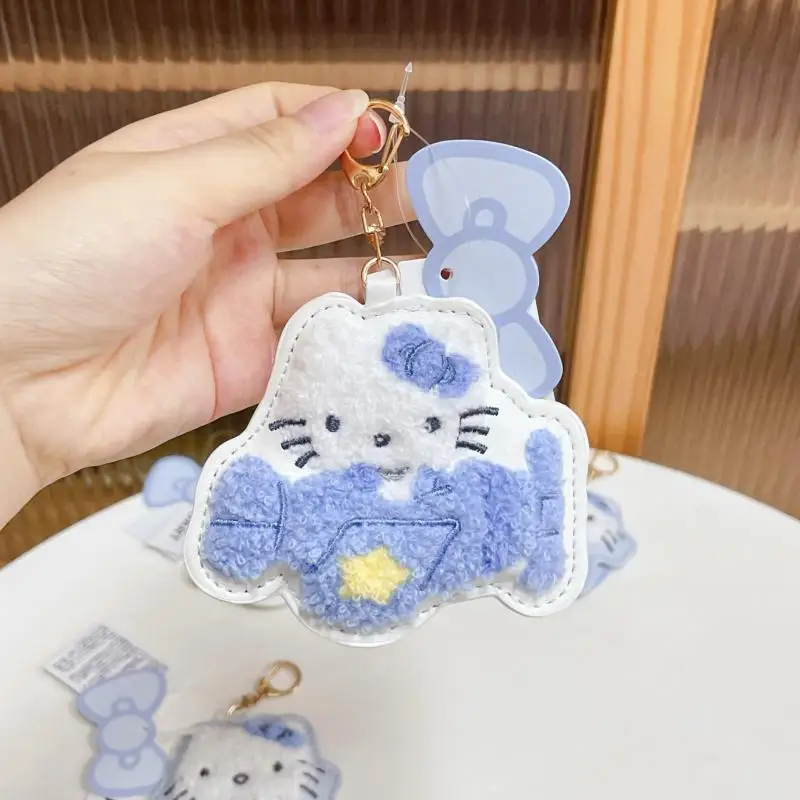 Breloczek Hello Kitty, kreatywny pluszowy brelok, urocze akcesoria, breloczek z kreskówki, zawieszka do plecaka, dekoracja, prezent na Boże Narodzenie