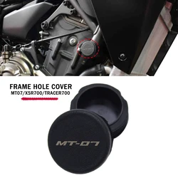 For Yamaha MT07 Tracer700 XSR700 Frame Hole Cover Caps Plug Frame MT 07 Tracer 700 XSR 700 2013-2018 2019 2020 2021 Motorcycle