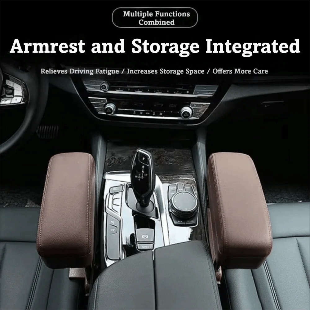 

Adjustable Height Center Console Storage Organizer Lifting Mechanism Clamp Design Seat Side Storage Box Multi-functional Storage