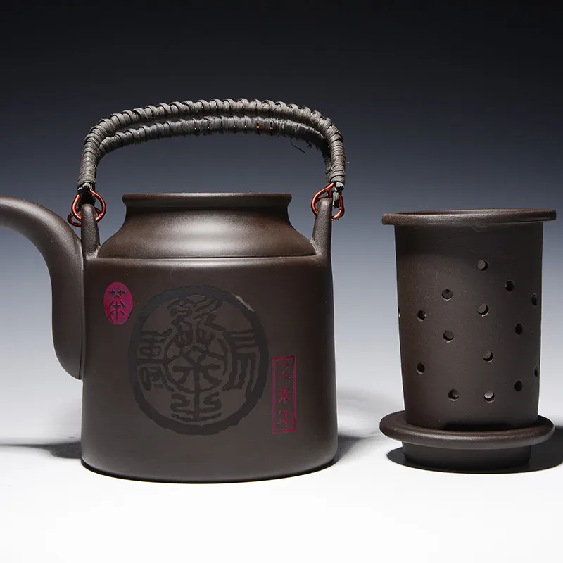 

Large Capacity Yixing Teapot Purple Clay Tea Pot Household Kung Fu Kettle with Filter Office Teacup Ceramic Set Drinkware