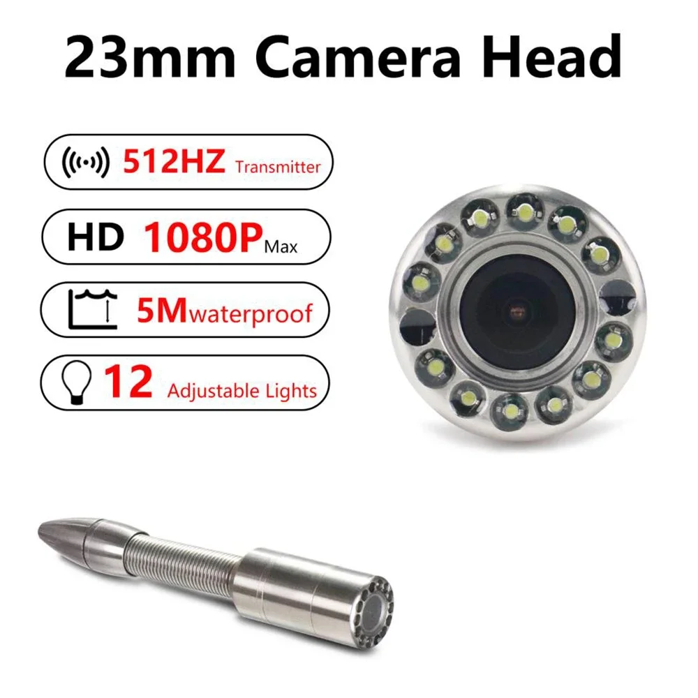 Rust Resistance Handheld Inspection Camera Sewer Inspection Camera Plumbing Inspection Camera with 512 hz Transmitter