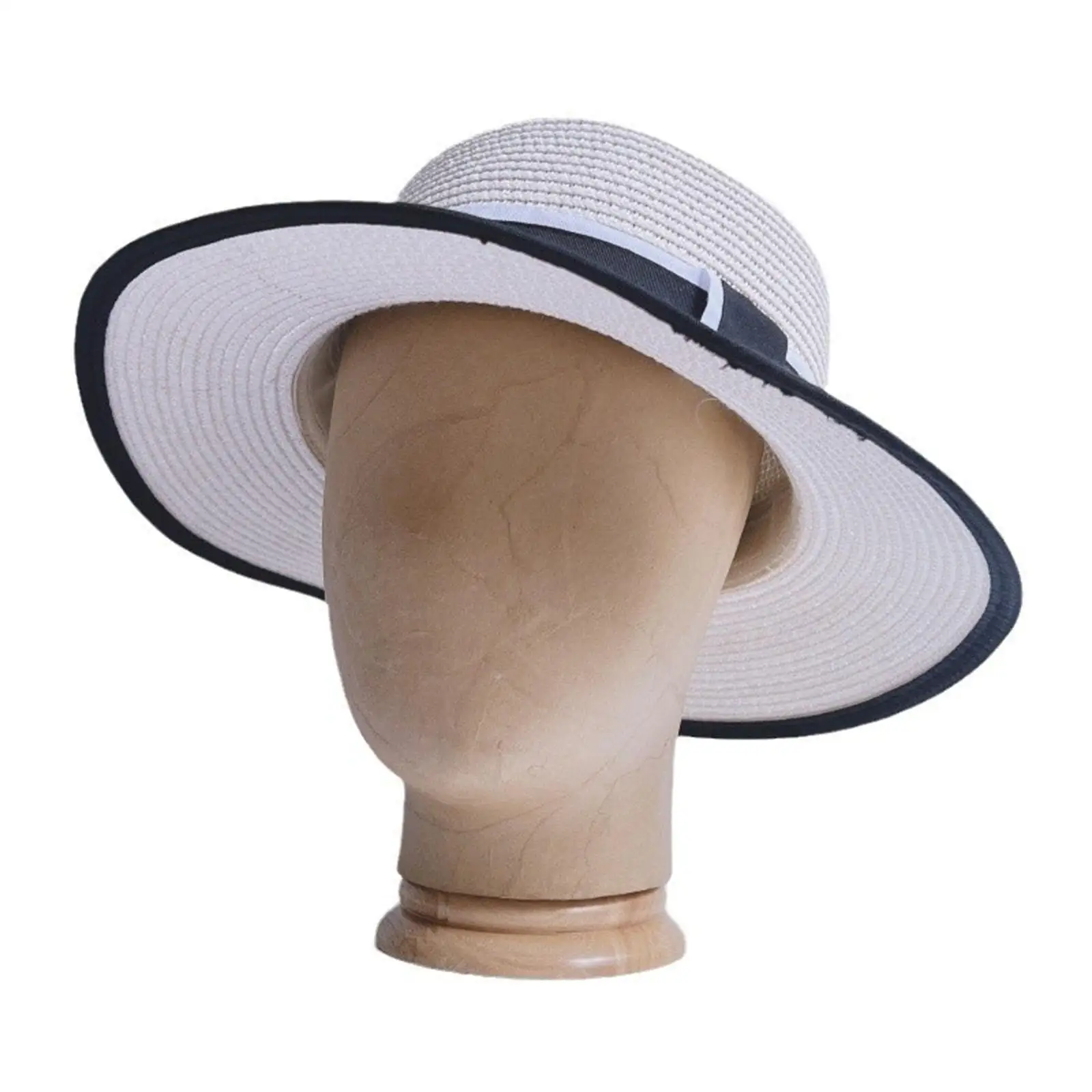 Espositore per cappello per parrucca con testa di manichino, con base, display per cappelli da tavolo, supporto per parrucca per espositore per cappelli per realizzare parrucche, copricapo