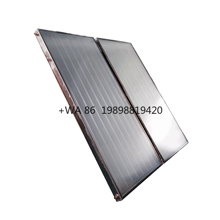 Solar Flat Plate Collector Split Solar Water Heater with Electric Backup