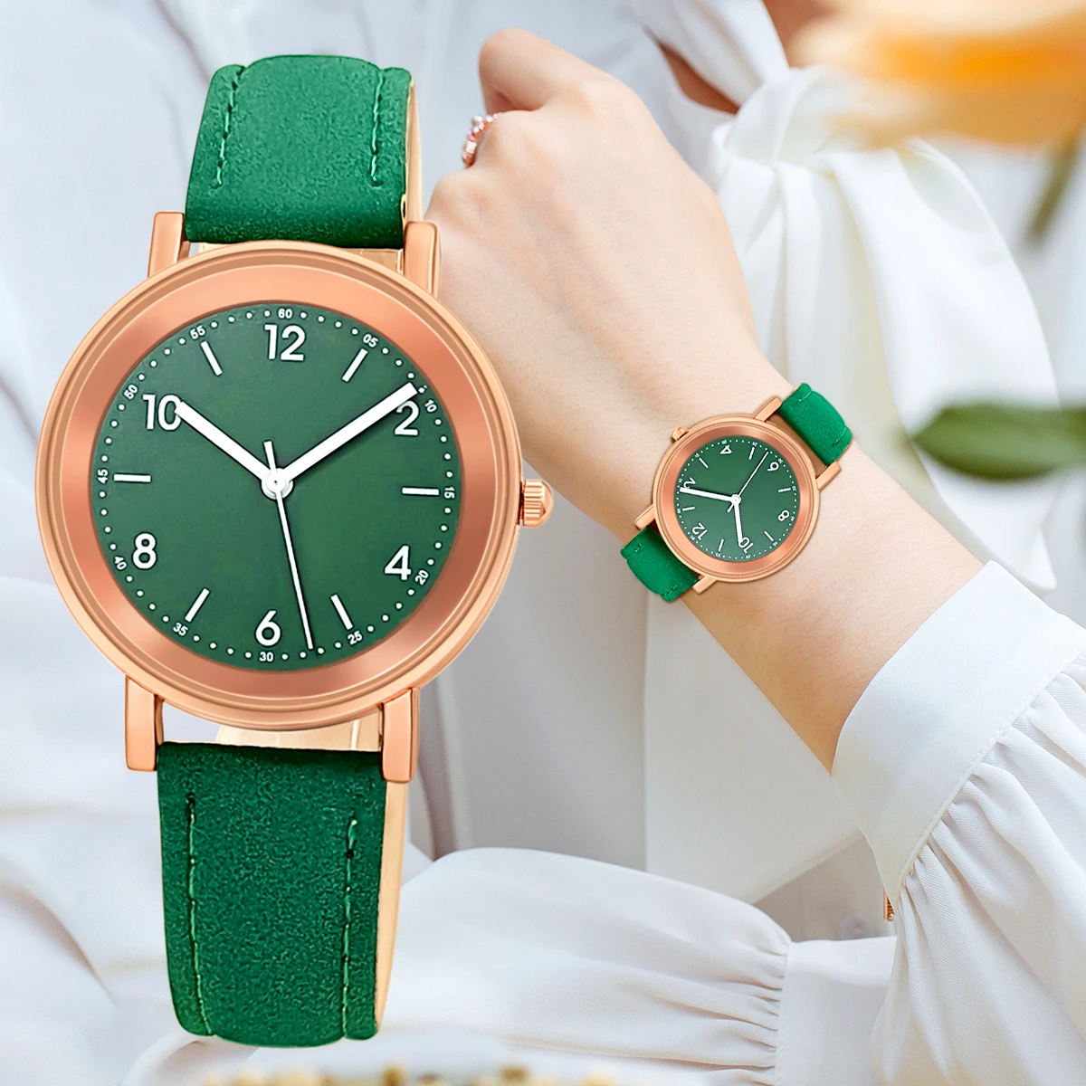 

Simple Style Women Watch Pu Leather Strap Wristwatch Clock Women Quartz Pointer Watches Gift Reloj Mujer relogios feminino