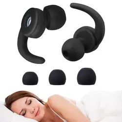 1 paio di tappi per le orecchie in Silicone per dormire isolamento acustico tappi per le orecchie tappi antirumore per la riduzione del rumore in Silicone da viaggio