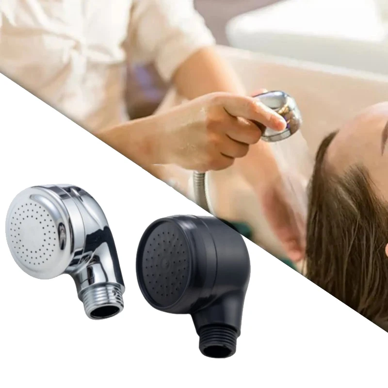 1Pc Bathroom Interface Shower Head Water Saving Shampoo Bed Pressurized ABS Shower Head Hair Salon Barber Shop Faucet Nozzle