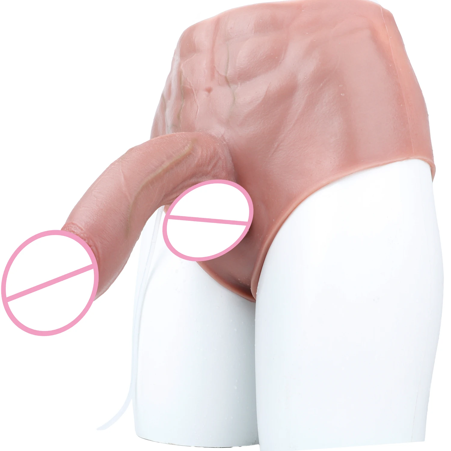 5 Stytles Squirting Dildo Pants Skin-Like Silicone Super Soft Ejaculating Butt Plug Strapon Vagina Anus Dilator Sex Toys For 18+ view 4