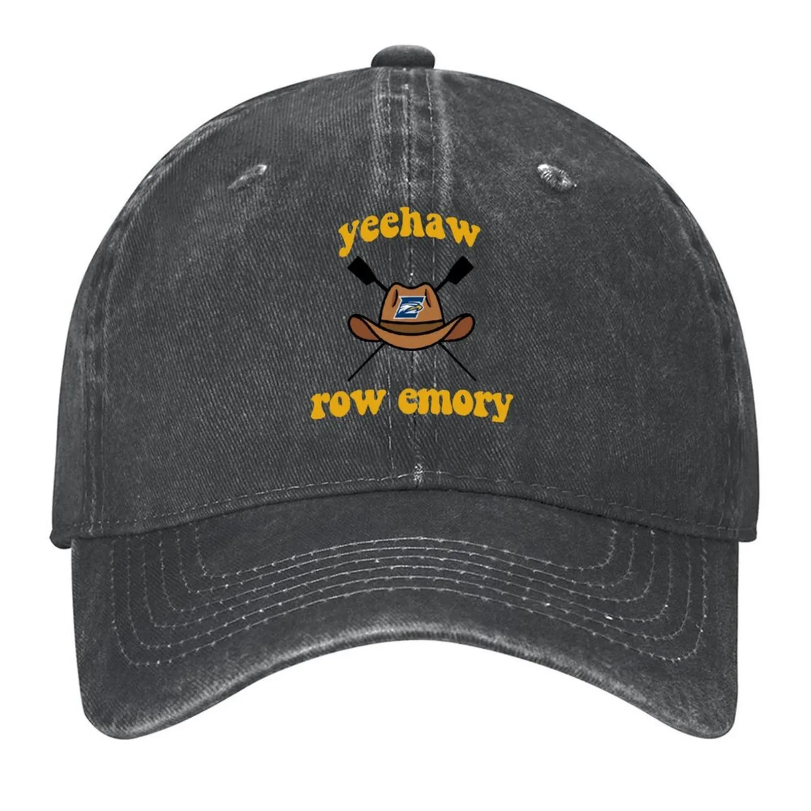 

yeehaw row emory Baseball Cap Golf Wear Gentleman Hat Brand Man cap Beach Bag Women's Hats For The Sun Men's